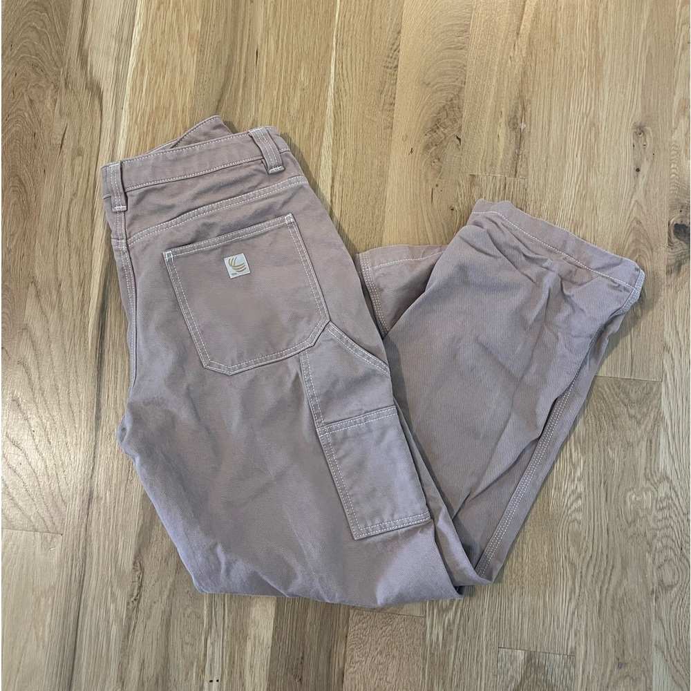 NWOT Aritzia TNA Cargo Pants in Plum/Khaki